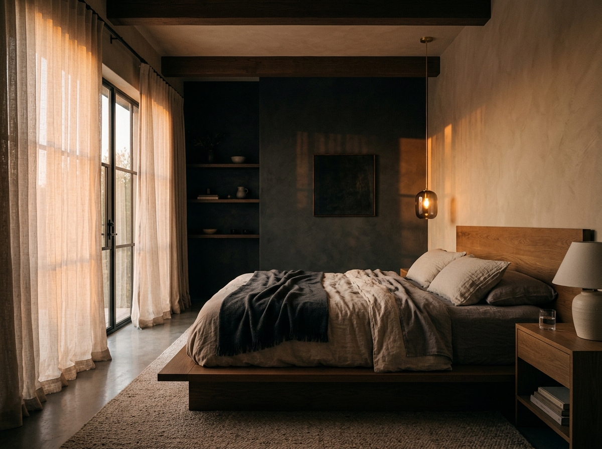 Chambre aménagée dans l'extension