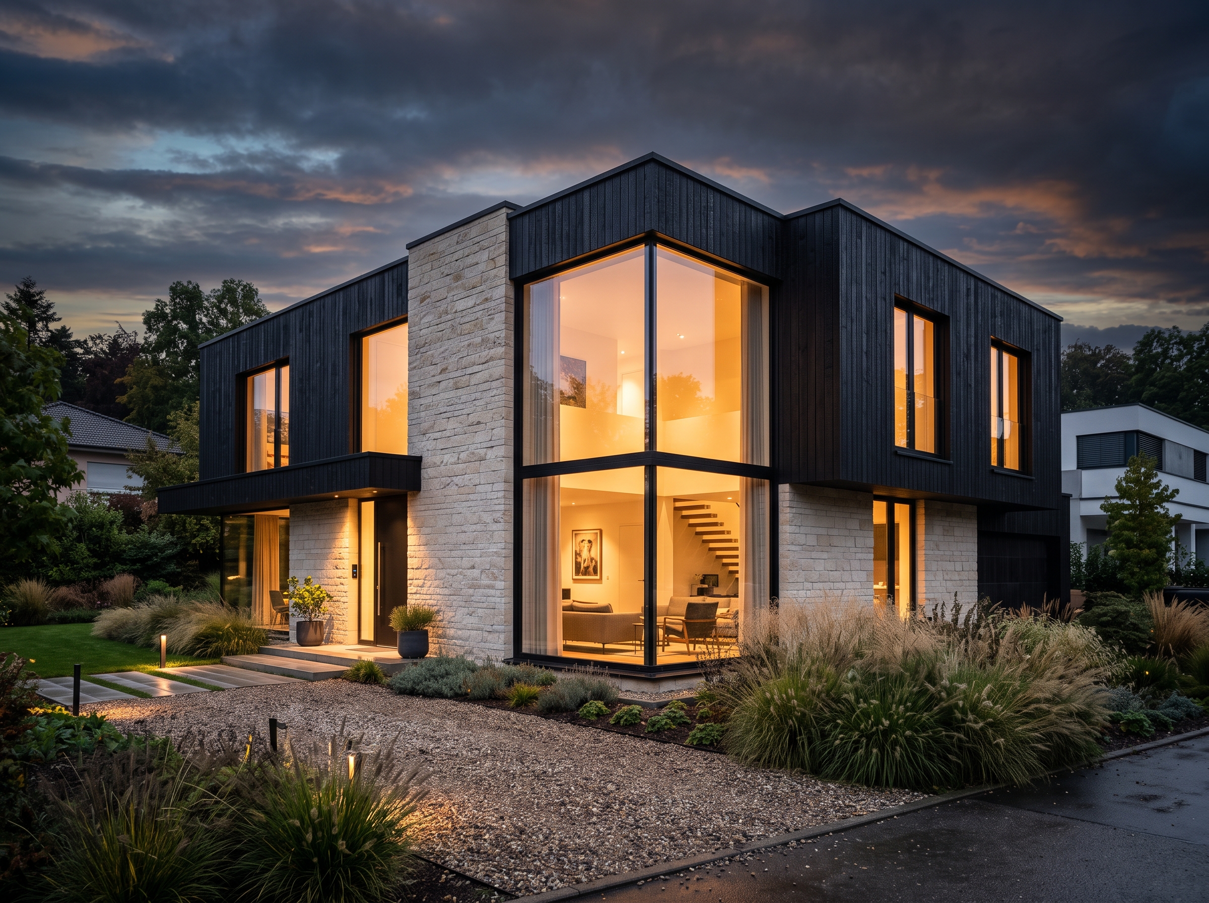 Villa contemporaine rénovée à Kirchberg